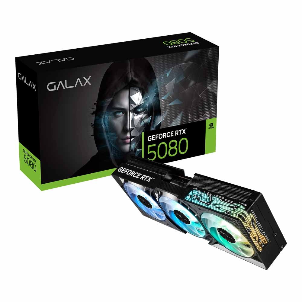 การ์ดจอ GALAX GeForce RTX 5080 16GB มือสอง ประกัน Advice สภาพสวย