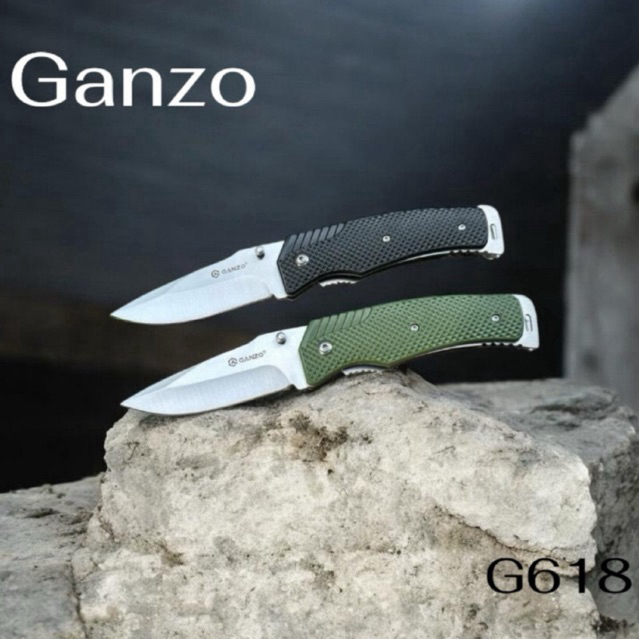 มีดพับGanzo G618 ของแท้100%โดยตัวแทนจำหน่าย Ganzo ประเทศไทย ใบมีดยาว 8 ซม ใบมีด เหล็ก 440
