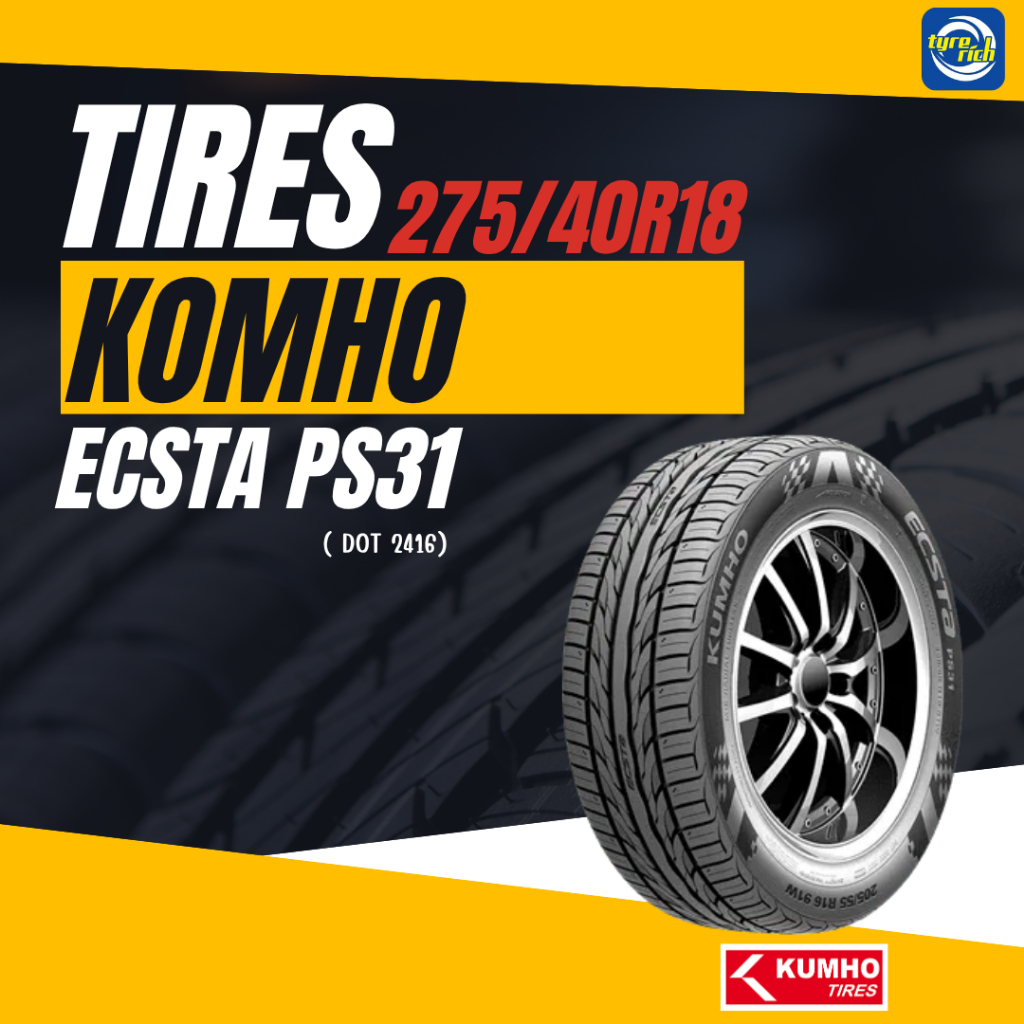 KUMHO 275/40R18 รุ่น PS31 ยางปี 2024