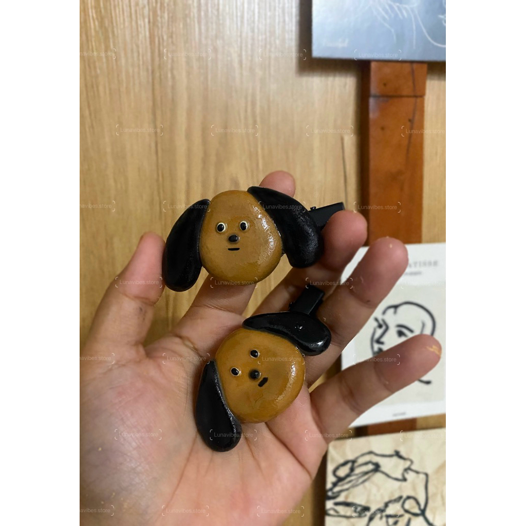 กิ๊ฟดินปั้น 1 ชิ้น Hair clippers  lunavibes