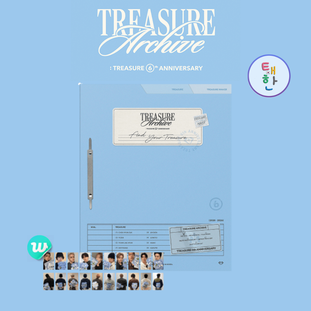 (PRE-ORDER) [TREASURE] TREASURE ARCHIVE : TREASURE 6th ANNIVERSARY