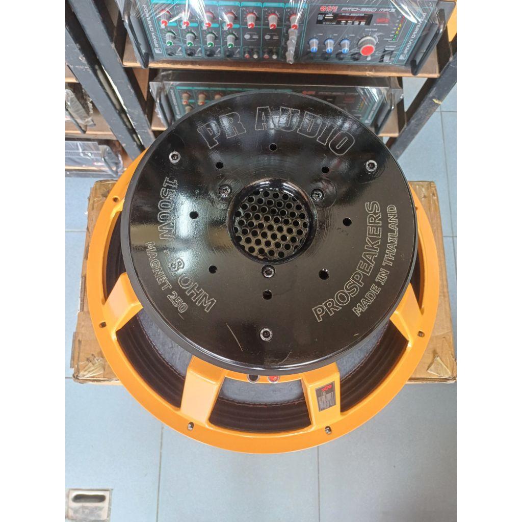 ดอกลำโพง18นิ้วโครงหล่อ PR Audio PR-18 V5 วอยซ์5นิ้ว แม่เหล็ก 250x30 วอยซ์5นิ้ว 1500W
