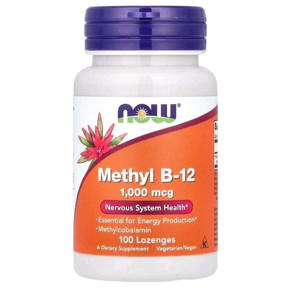 NOW Foods, Methyl B-12, 1,000 mcg, 100 Lozenges