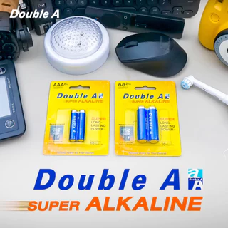 [2แพ็ก] Double A ถ่านอัลคาไลน์ ดั๊บเบิ้ล เอ ขนาด1.5V AAA แพ็ก 3+1 ก้อน จำหน่าย 2 แพ็ก