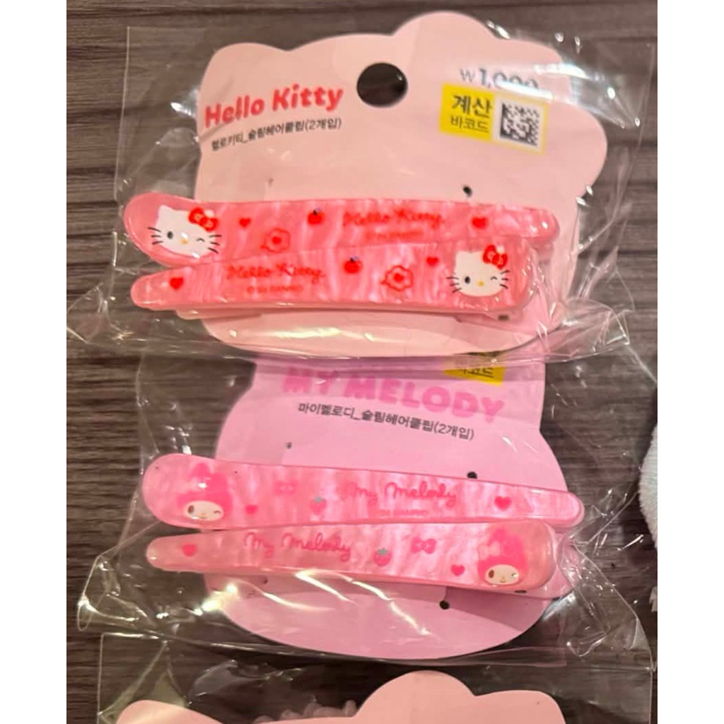 พร้อมส่งกิ๊ปติดผมSanrio#Daiso korea
