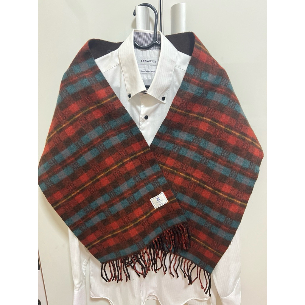 Japan vintage wool scarf ผ้าพันคอกันหนาวนำเข้าญี่ปุ่น คัดสภาพใหม่