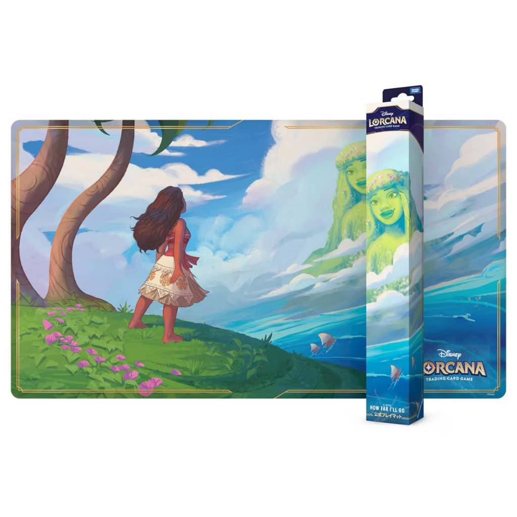 Takara Tomy Disney Lorcana TCG Official Play Mat "HOW FAR I'LL GO"