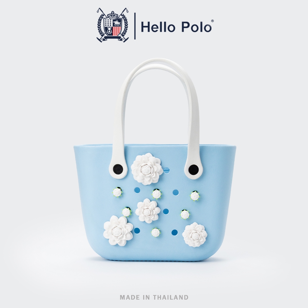 Hello Polo crossbody bag ผู้หญิง ดีไซน์ระบายอากาศ ลำลอง แบบพกพา ความจุสูง วัสดุ EVA นุ่มนวลเหมือนเมฆ กระเป๋าสวยๆ BH2003B
