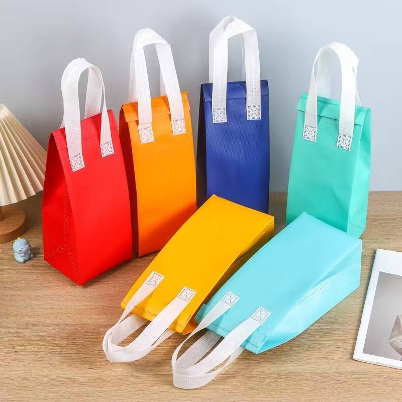 giftpackaging พร้อมส่ง ถุงเก็บความร้อนผ้าไม่ทอ ถุงเก็บความเย็น ถุงเก็บอุณหภูมิ กระเป๋าเก็บอุณหภูมิ เก็บได้ทั้งร้อนเย็น