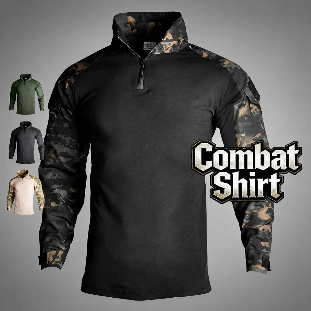Combat Shirt เสื้อแขนยาว เสื้อทหารลายพรางแขนยาว ผ้านุ่ม เสื้อยาวชุดกบ G3 ผ้าระบายอากาศกันเหงื่อ