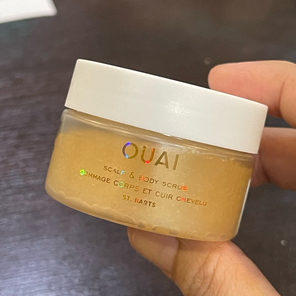 ⚡️ส่งทันที⚡️ Exp7/2027 OUAI Scalp  Body Scrub St.Barts 30g. สครับบำรุงผิวและหนังศรีษะ