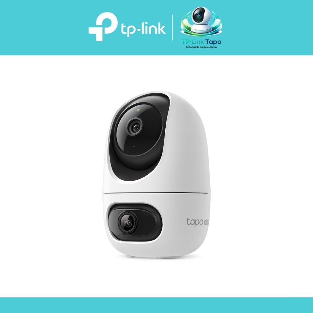 TP-Link Tapo C245D Dual Lens 2K 3MP เลนส์กว้าง122°/ เทเล6mm มี AI ตรวจจับคน สัตว์ รถ เสียงเด็ก Pan/T