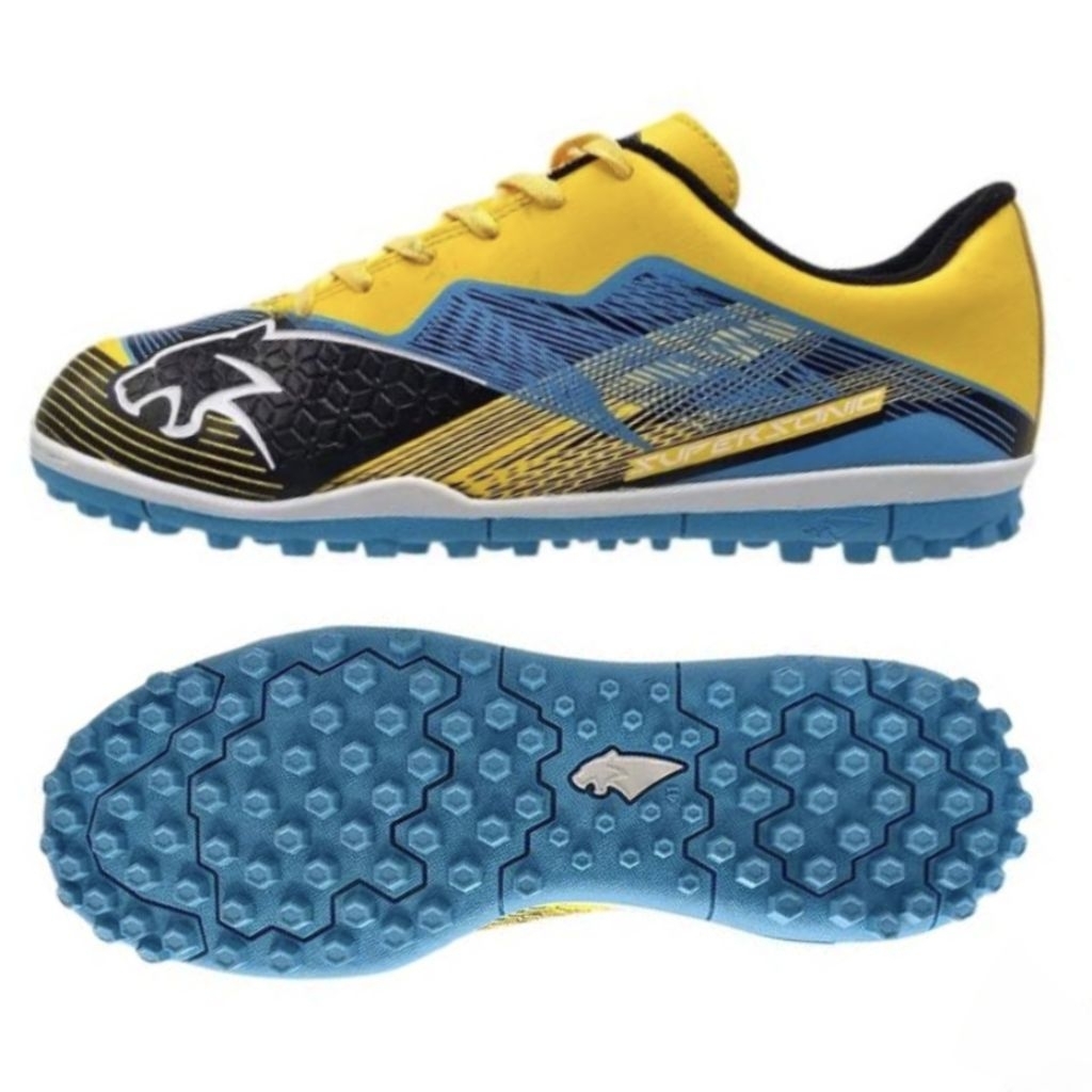 (PANลิขสิทธิ์ )ไซส์ 39-45 รองเท้าร้อยปุ่ม หญ้าเทียม PAN Super Sonic TF