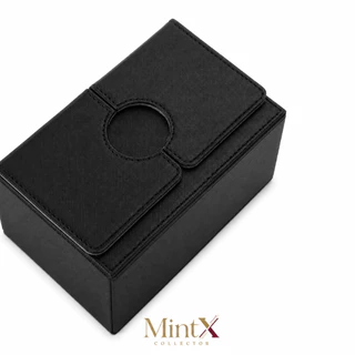 Magnetic Deck Box กล่องใส่การ์ดแม่เหล็กหนัง PU พรีเมียม จุ 100+ ใบ พร้อมช่องเก็บอุปกรณ์ เหมาะสำหรับ TCG / MTG / Pok