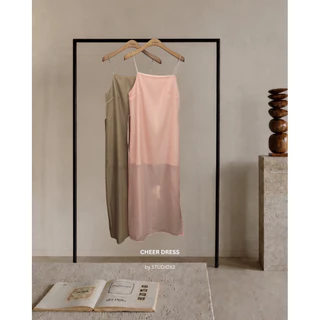 📌📌 พร้อมส่ง #137 x2 CAMISOLES SHEER DRESS เดรสสายเดี่ยว เดรสซีทรู ชุดไปเที่ยว ชุดไปทะเล พริ้วๆ