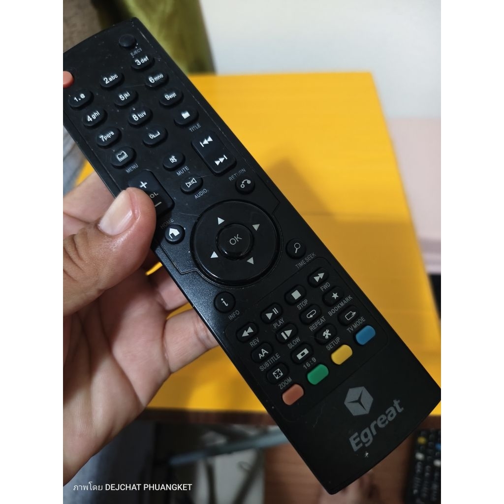 Second hand item สินค้ามือ2 Egreat remote Egreat Media Player remote รีโมทเครื่องอ่านไฟล์อีเกรท รีโม