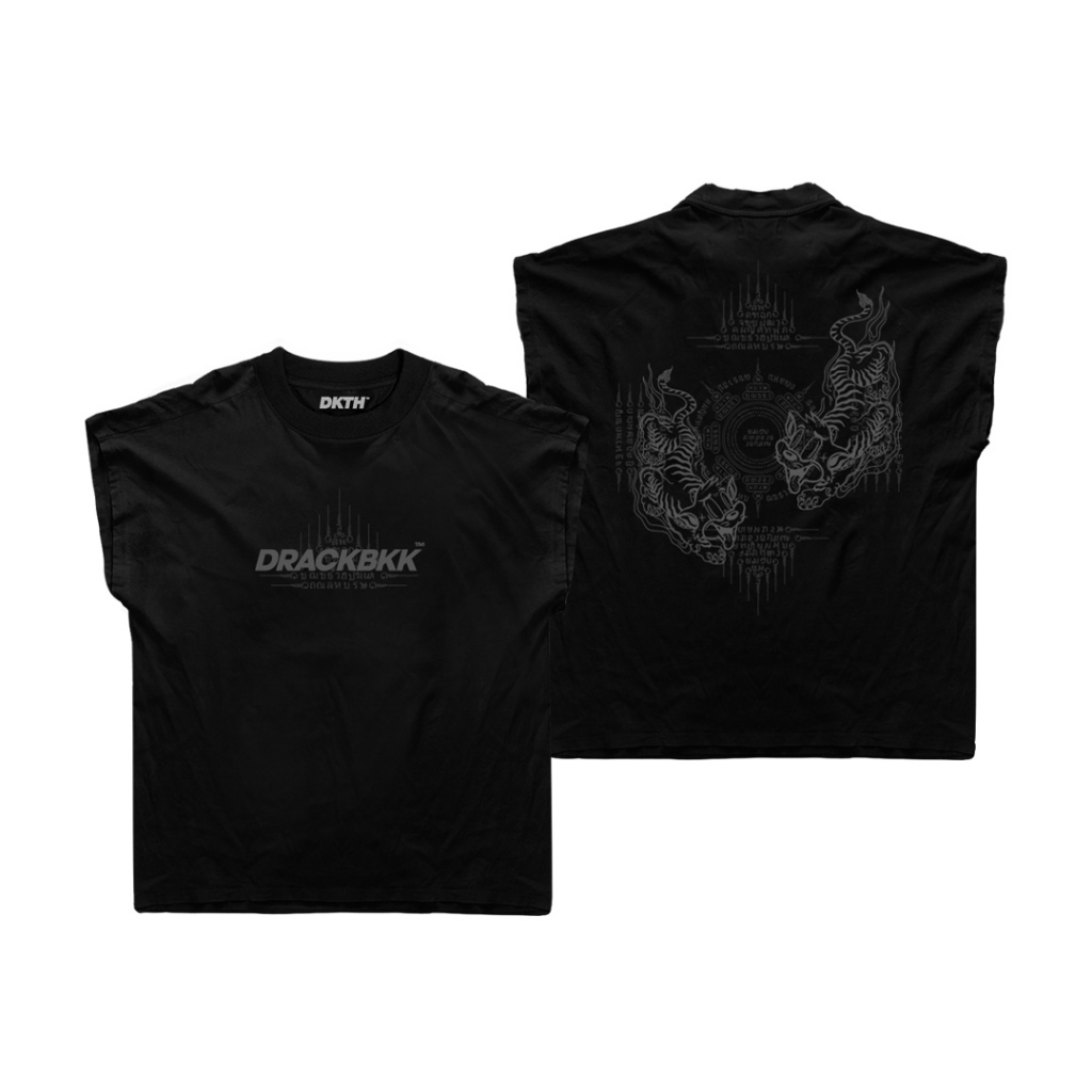 DRACK - NEVERDIE II เสื้อยืดคอกลมแขนตัด