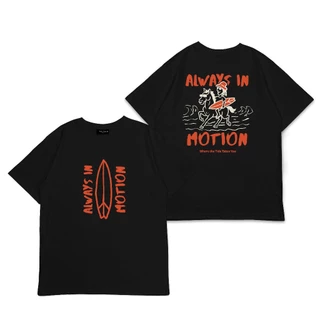 [สินค้ามาใหม่] เสื้อยืดแขนสั้น SEIZE Tokyo🏄 ALWAYS IN MOTION ผ้าฝ้าย นุ่ม ใส่สบาย 100% FS_BT_058