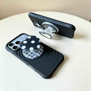 Ripple เคสกันกระแทก ชาร์จได้ ดีไซส์สวยหรู pop up แม่เหล็ก สำหรับ for iPhone17/pro/max 16/pro/max 15/pro/max 11 13 i17