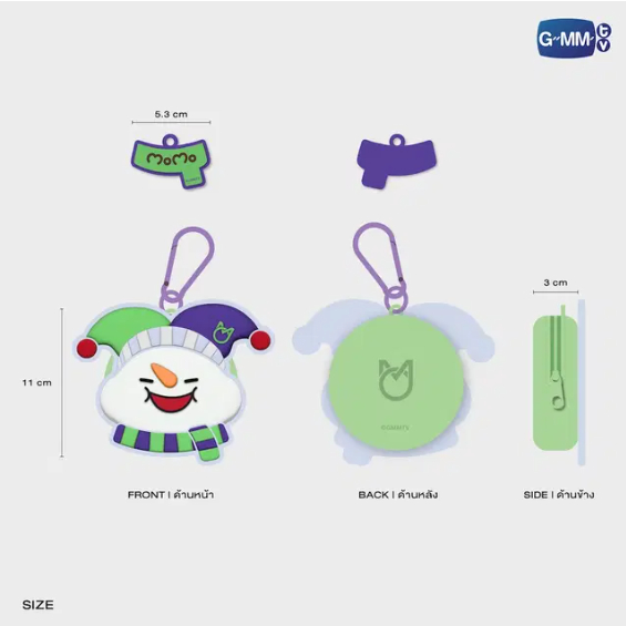 MOMO SILICONE MINI POUCH #Momo #Mark #Ohm #OM (พร้อมส่ง)