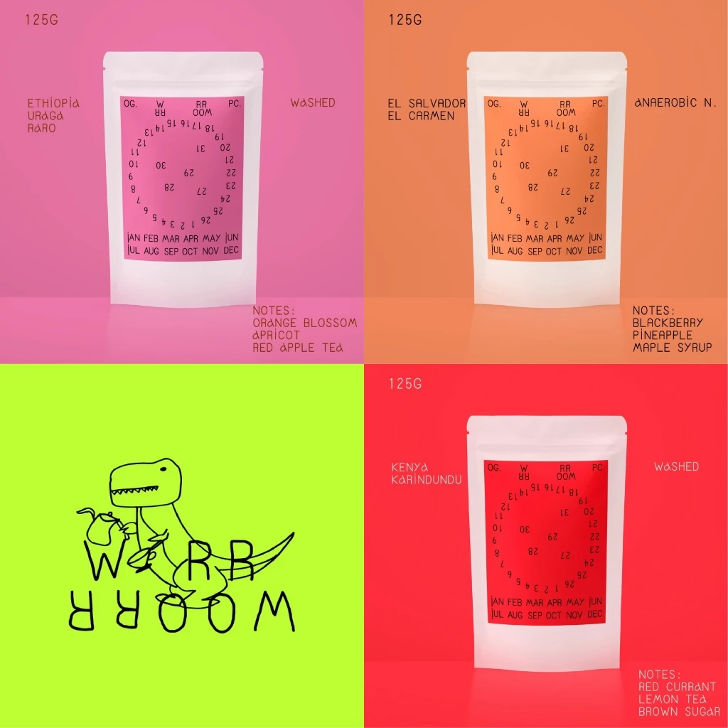 Wonderroom - เมล็ดกาแฟคั่วอ่อน Triple Pack Roaster's Pick 3 ตัว (Light Roast)