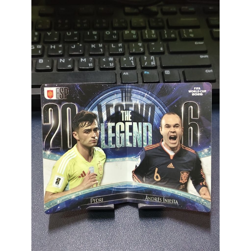 Pedri / Andrés Iniesta – The Legend Panini FIFA World Cup 2026