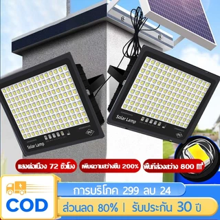 รับประกัน30ปี ไฟโซล่าเซลล์ ไฟโซล่าเซล 5000W ไฟ led IP67กันน้ำ Solar Light ไฟสปอร์ตไลท์ โคมไฟโซล่าเซลล์ ไฟภายนอกอาคาร