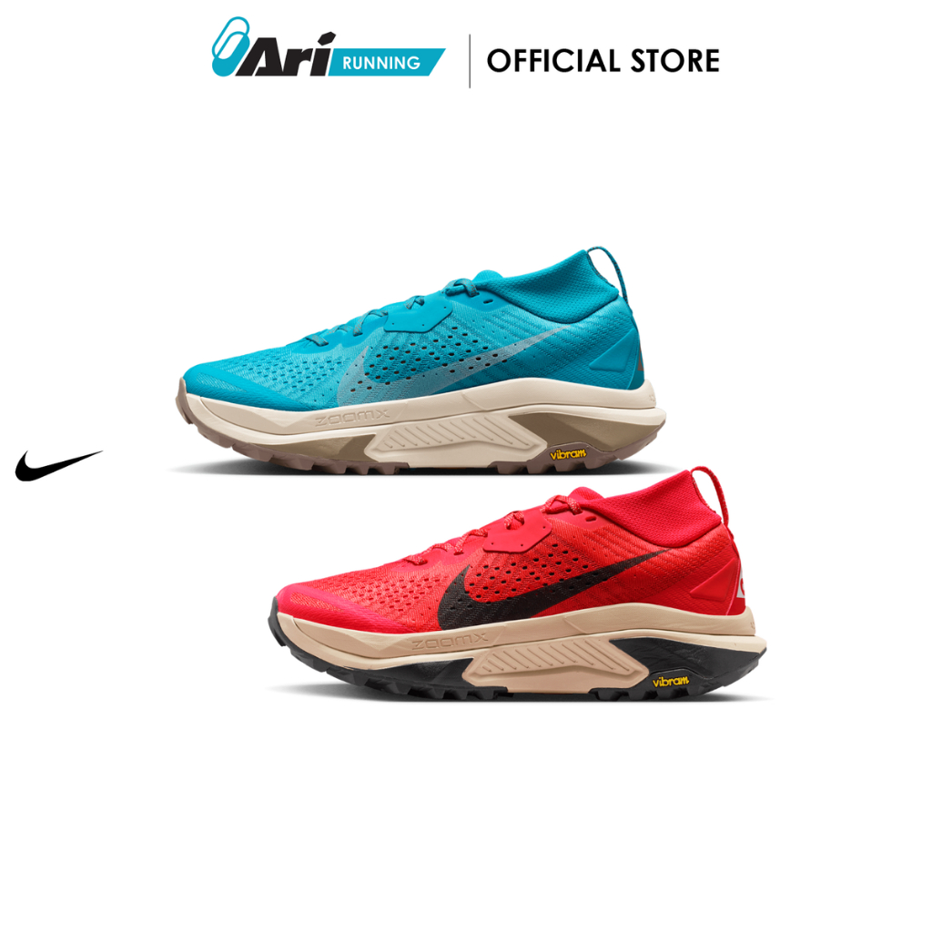 รองเท้าวิ่งเทรล Nike ZoomX Zegama 2 สีดำ/ขาว สำหรับผู้ชายและผู้หญิง
