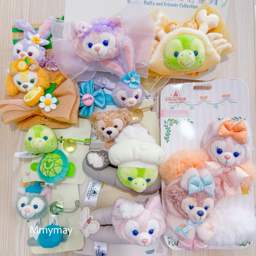 พร้อมส่ง❤กิ๊บยางรัดผม Duffy and friends ลิขสิทธิ์แท้จาก Shanghai DisneyLand and HongKong Disney Land
