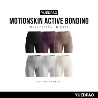 Yuedpao MotionSkin Active Pocket Shorts กางเกงขาสั้นออกกำลังกายผู้หญิง มีกระเป๋า กางเกงวิ่ง โยคะ ฟิตเนส แห้งไว (6 สี)