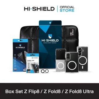 [ZFlip8 / ZFold8] HI-SHIELD Box Set Z Flip8 / Z Fold8 - ฟิล์มกระจก ฟิล์มกล้อง เคส [แถมคูปองติดฟิล์มฟรี]