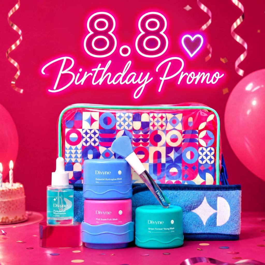 DIVYNE Skincare Birthday Promotion Set | เซตผิว โปรโมชั่นวันเกิด มาส์ก สำหรับสิว รูขุมขน