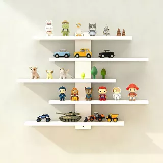 พร้อมส่ง🌻ชั้นวางของติดผนัง PVC โดนน้ำได้ รุ่น DECOR-5 สไตล์มินิมอล ประกอบง่ายไม่ยุ่งยาก