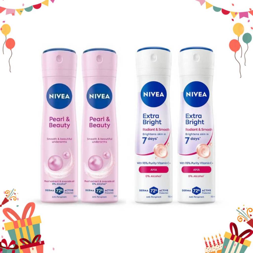 Nivea Spray นีเวีย สเปรย์ 150 ml. จำนวน 2 ชิ้น