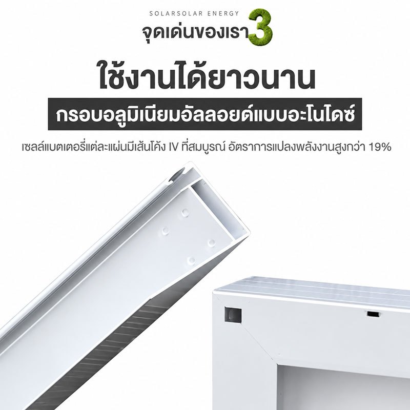 แผงโซลาร์เซลล์ 150‑600W แผงโซล่า เลือกได้หลายขนาด มีชุดพร้อมคอนโทรลเลอร์ 30A ทนแดดทนฝุ่น สำหรับใช้งานกลางแจ้งผลิตไฟฟ้าจา รูปที่ 3