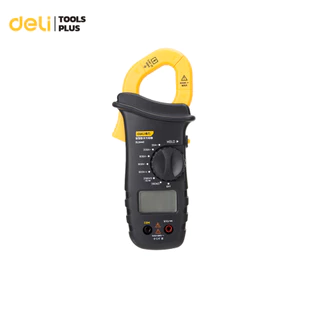 Deli ตัววัดไฟรั่ว คลิปแอมป์ แคลมป์มิเตอร์ แบบดิจิทัล 31 มม ป้องกันการโอเวอร์โหลด Multimeters