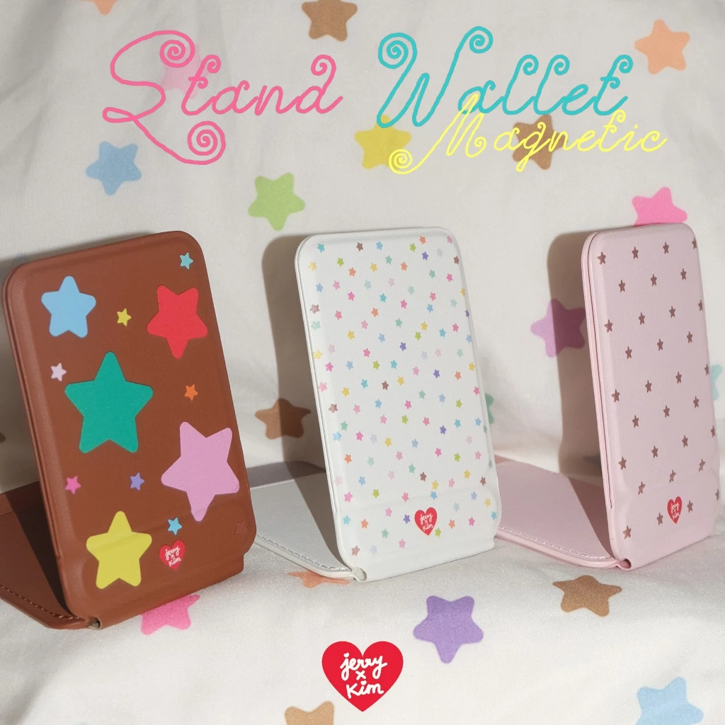 Magnetic Stand wallet🧲 ที่ใส่บัตรตั้งได้ JerryxKimdotstick