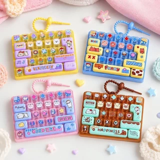 [ส่งด่วน] Clicker พวงกุญแจคีย์แคป คีย์บอร์ด คลิกได้ แป้มพิมพ์กดน่ารัก ของเล่นคลายเครียด
