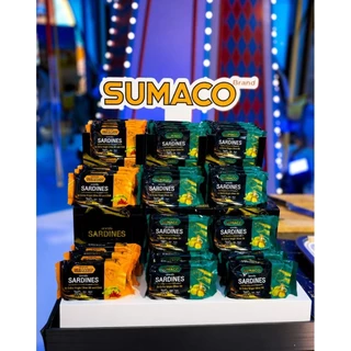 [เซต 10 กระป๋อง/ชุด] SUMACO ปลาซาร์ดีนในน้ำมันมะกอก เกรดพรีเมียม 125g | ปลาซาร์ดีนเนื้อแน่น หอมน้ำมันมะกอก อร่อยกลมกล่อม