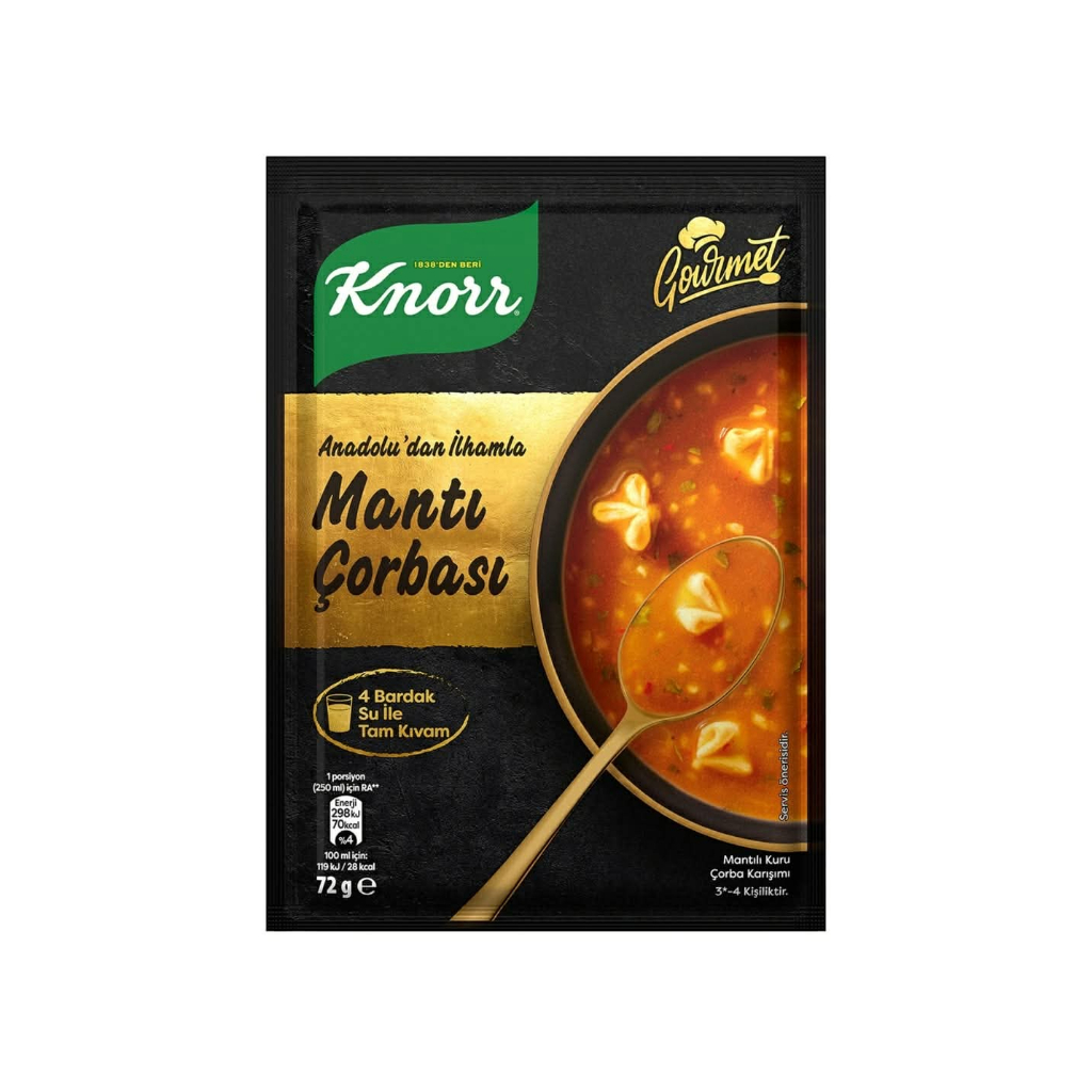 Knorr Turkish Manti Soup ซุปตุรกีพร้อมชิ้นมันติ อร่อยง่าย พร้อมส่ง