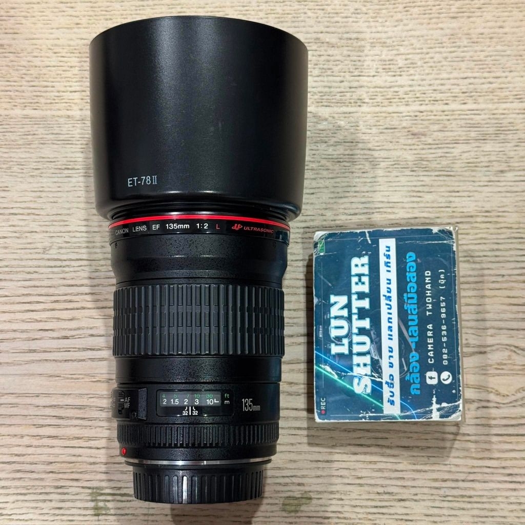 Canon EF 135 F2 L USM อปกร