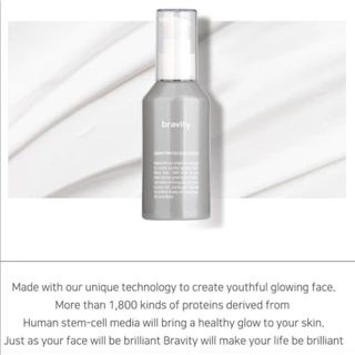 (🌼แท้ / พร้อมส่ง🌼) Bravity Derma Stem-Cell Glow Essence ขนาด 35ml + แถม Bravity Hole Gel Mask 1 แผ่น✨
