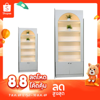 CNB-S-170 ตู้โชว์พร้อมไฟในตัวขนาดกว้าง70เซนติเมตร(ประกอบสำเร็จจากโรงงาน)