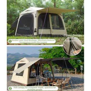 Vidalido Wish House 3.0 Air Tent เต็นท์เสาลม รุ่นใหม่ ขนาด 4-5 คน รับประกัน 2 ปี มี 2 ขนาดให้เลือก