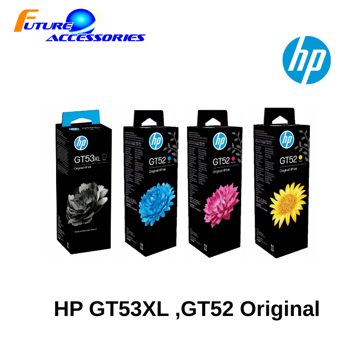 (แท้) หมึกเติมเครื่องปริ้น HP INK GT52 / GT53 XL FOR Smart Ink Tank 115,315,415,319,419,515,550,615