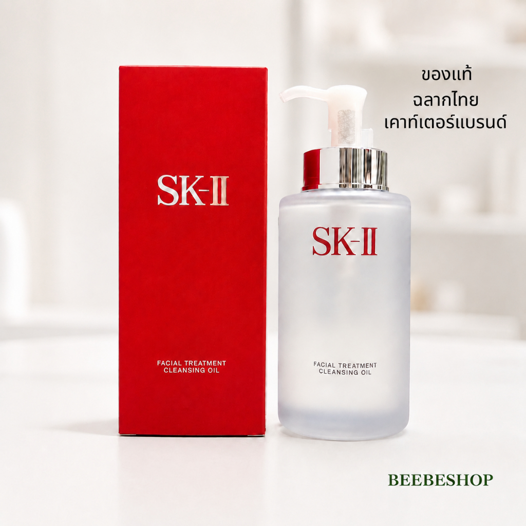 SK-II Facial Treatment Cleansing Oil 250ml Lot 11/2025 เคลนซิ่งออยล์ล้างเครื่องสำอาง พร้อมบำรุงผิวในขั้นตอนเดียว ฉลากไทย