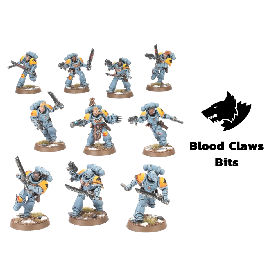 [พร้อมส่ง แยกชิ้น] Blood Claws Bits อะไหล่ Warhammer 40K Space Wolves Space Marine