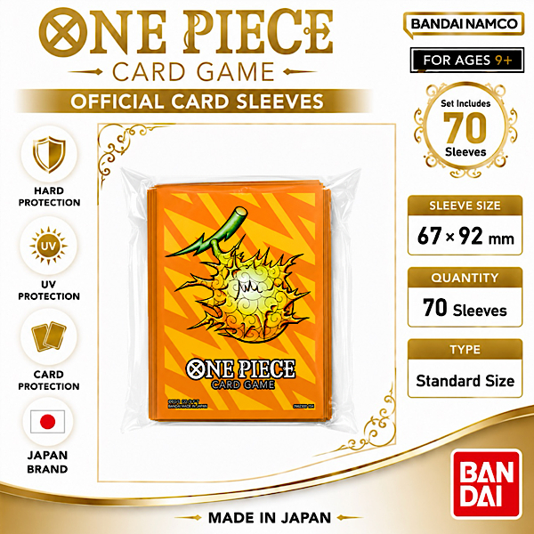 ONE PIECE Card Game Goro Goro Fruit Premium Matte 70 Card Sleeves Vol.5  Bandai