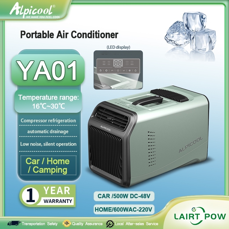Alpicool Portable Air Conditioner แอร์เคลื่อนที่ พกพา DC48V/AC220V  Tent  for Camping 1500W/5100BTU