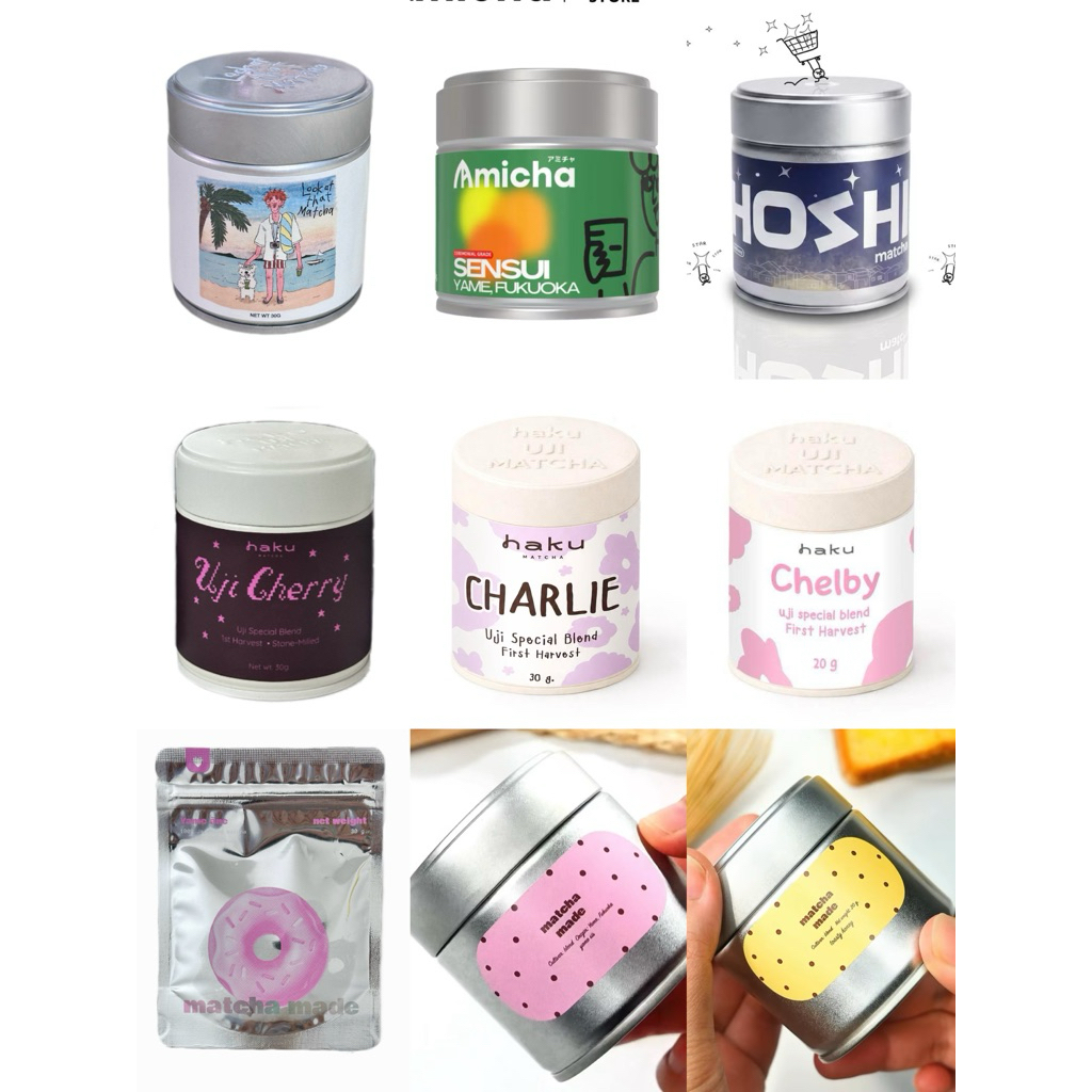 [มีส่งด่วน] Haku Matcha Matcha Made Amicha รวมผงมัทฉะแบรนด์ไทย พร้อมส่ง